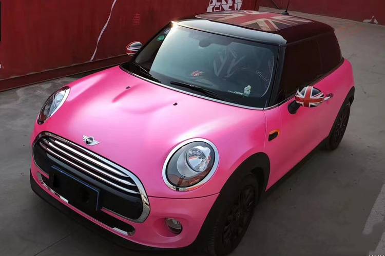 宝马mini  电光公主粉